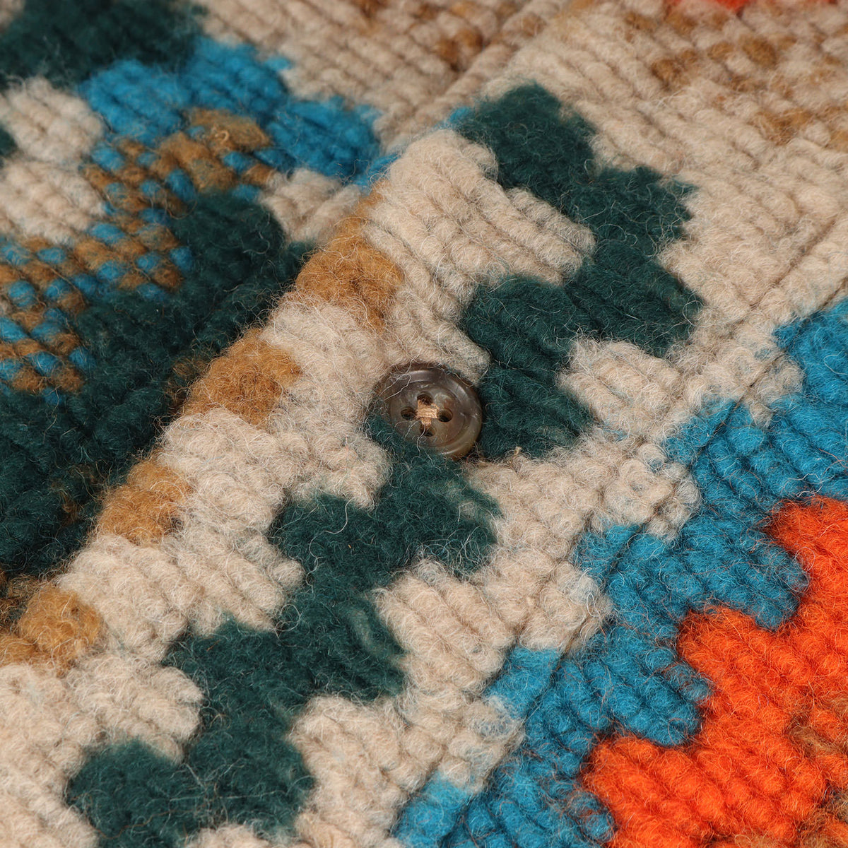 23AW クロシェニット Vネック カーディガン (KNIT CARDIGAN CROCHET KNIT)