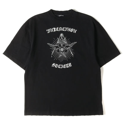 ダメージ加工 グラフィック GOTHIC ロゴ Tシャツ