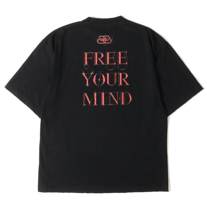 ダメージ加工 グラフィック GOTHIC ロゴ Tシャツ