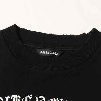 ダメージ加工 グラフィック GOTHIC ロゴ Tシャツ