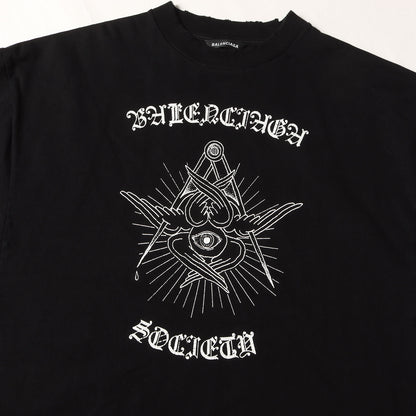 ダメージ加工 グラフィック GOTHIC ロゴ Tシャツ