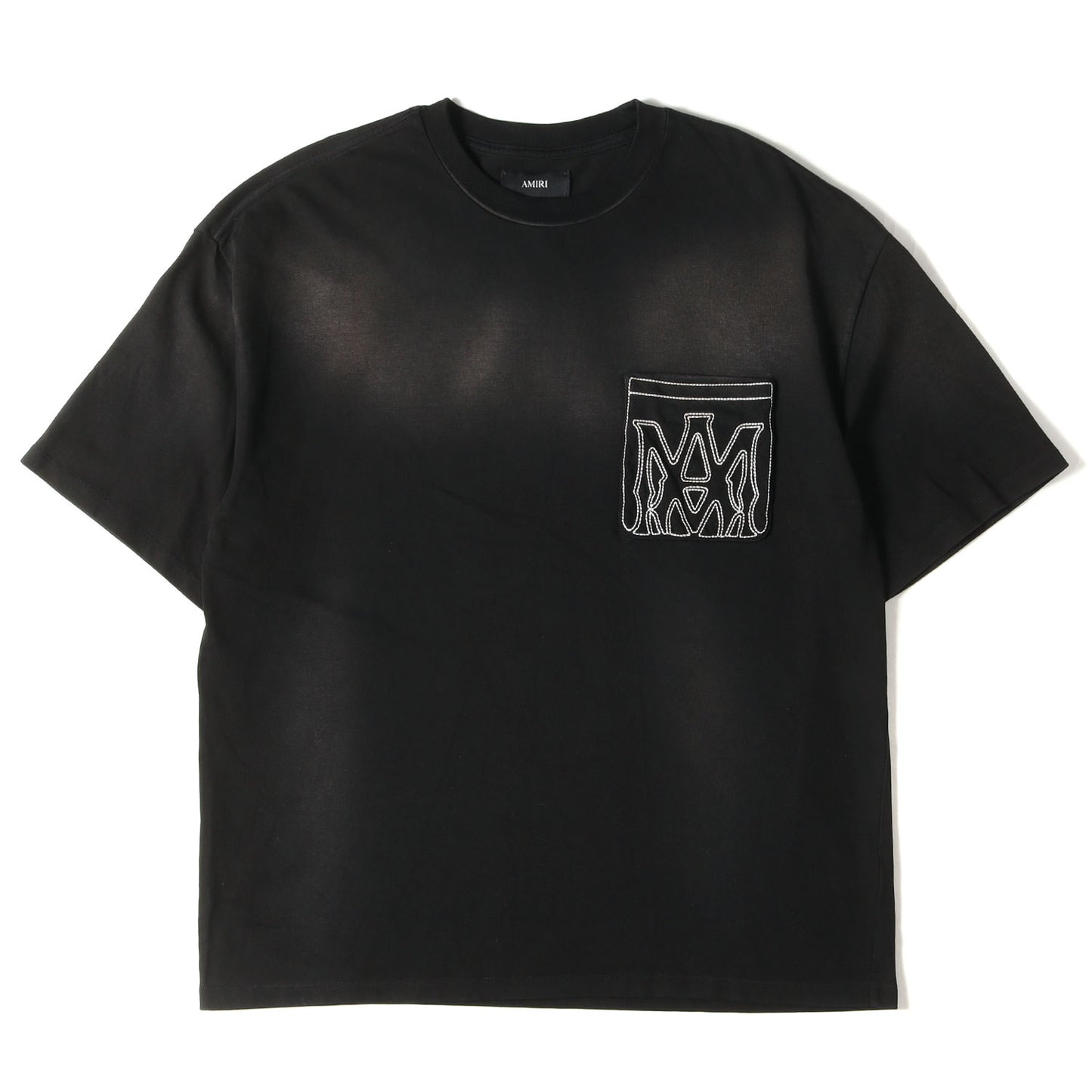 25SS フェード加工 ロゴ刺繍 ポケット Tシャツ (MA Outline Pocket T-shirt)