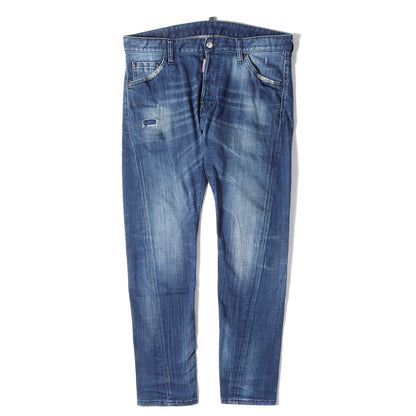 ダメージ加工 デニム スキニーパンツ (Rider jean)