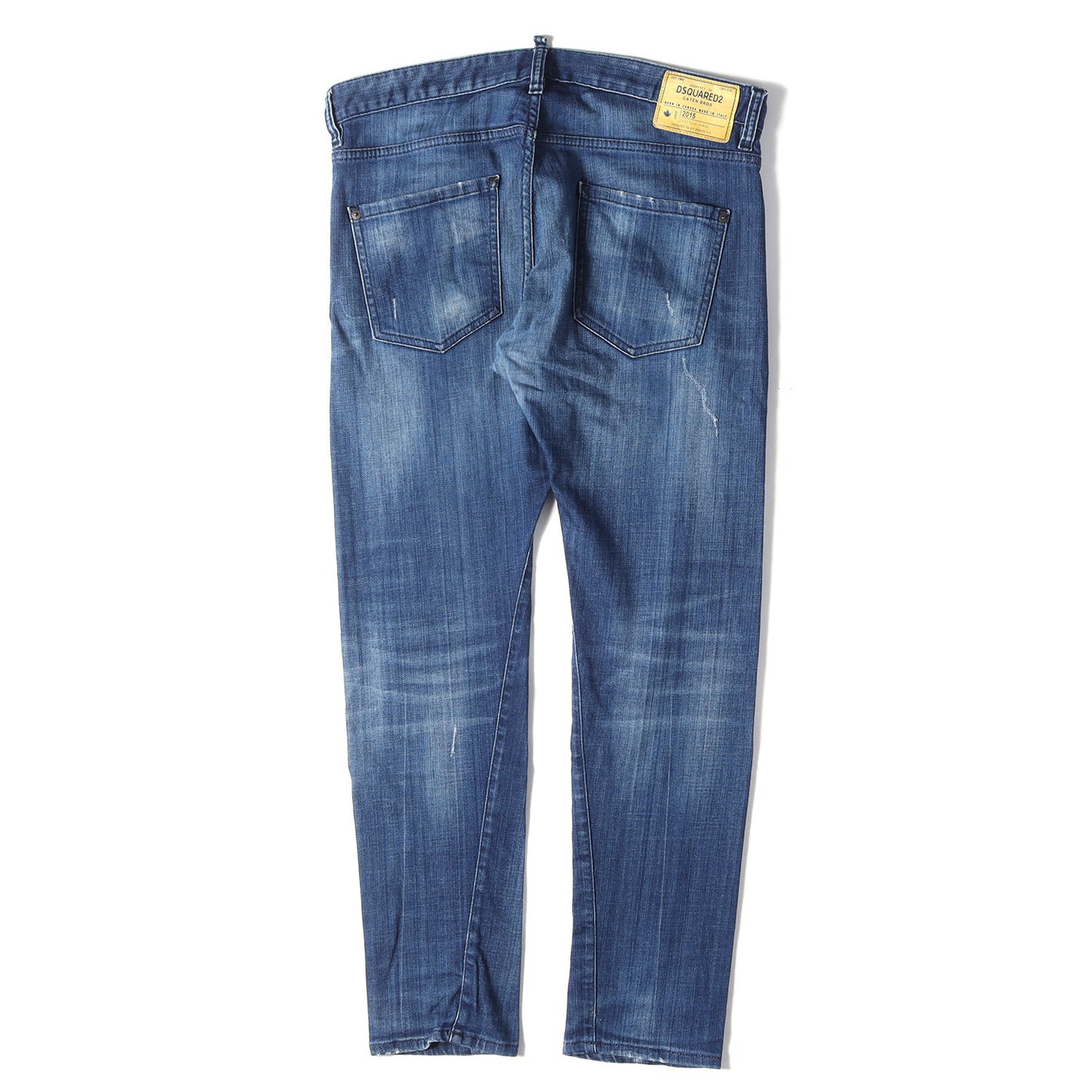 ダメージ加工 デニム スキニーパンツ (Rider jean)