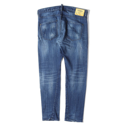 ダメージ加工 デニム スキニーパンツ (Rider jean)