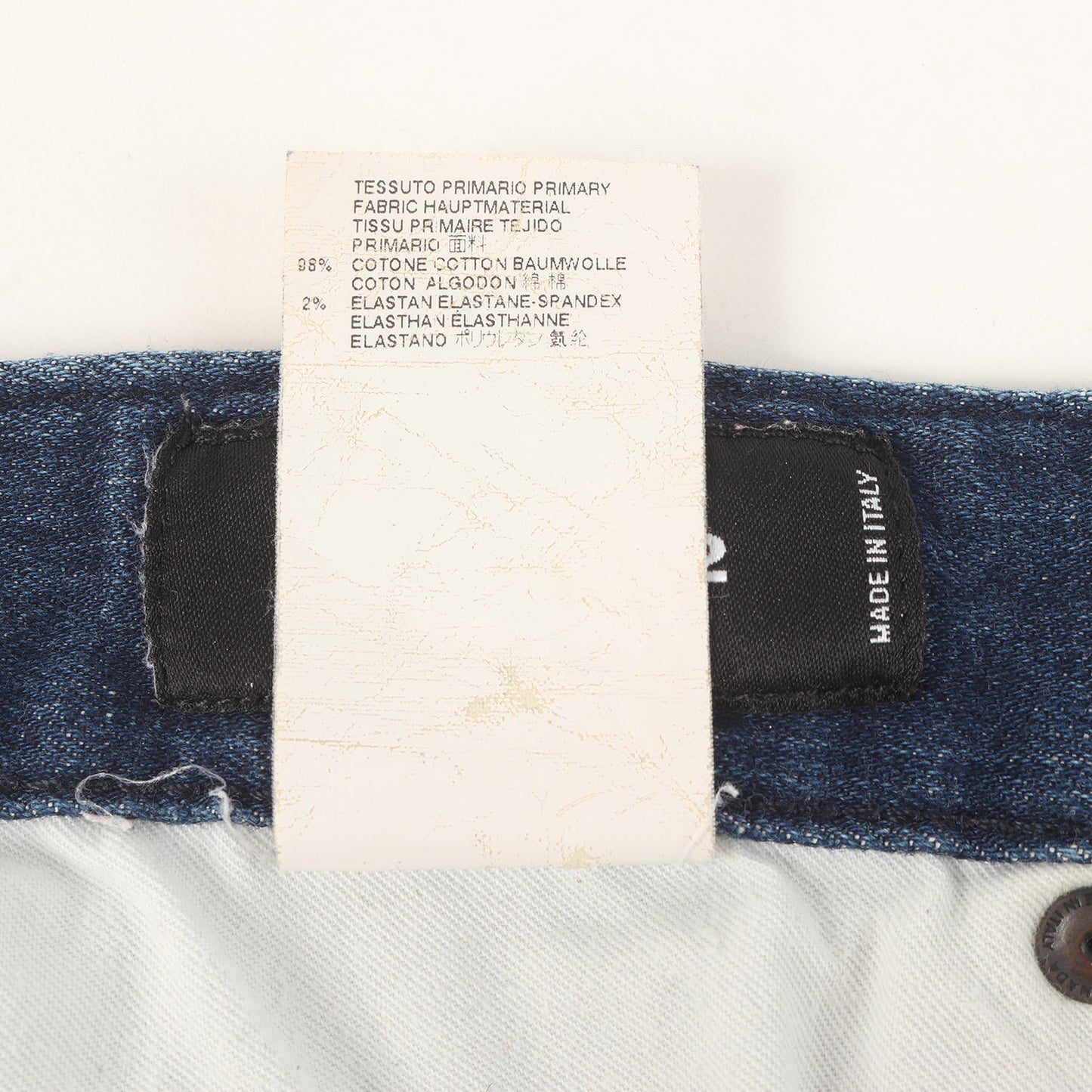 ダメージ加工 デニム スキニーパンツ (Rider jean)