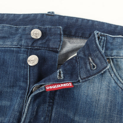 ダメージ加工 デニム スキニーパンツ (Rider jean)