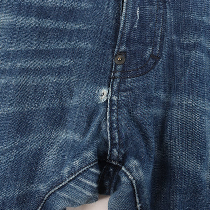 ダメージ加工 デニム スキニーパンツ (Rider jean)