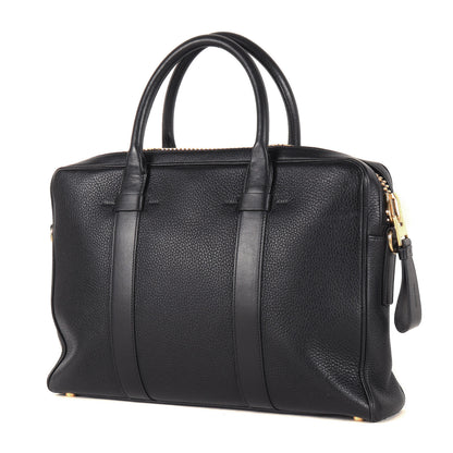 グレインレザー ブリーフケース (Buckley Grain Leather Briefcase)