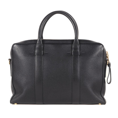グレインレザー ブリーフケース (Buckley Grain Leather Briefcase)