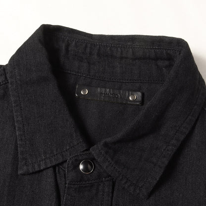 スラブデニム ウエスタン シャツ (L/S DENIM WESTERN SHIRT)