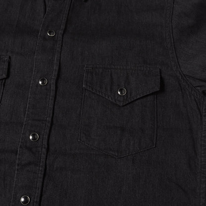 スラブデニム ウエスタン シャツ (L/S DENIM WESTERN SHIRT)