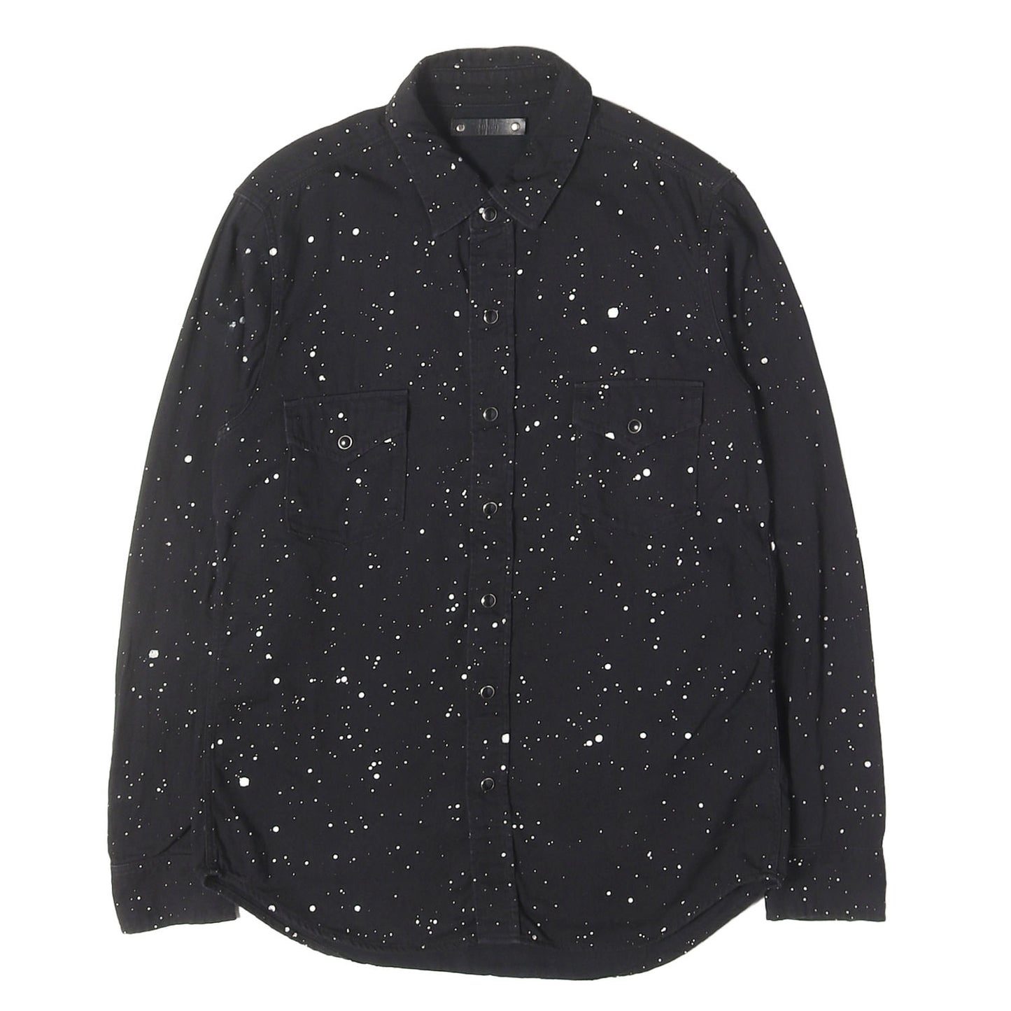 ペイント加工 デニム ウエスタン シャツ (Paint Denim Western Shirt)
