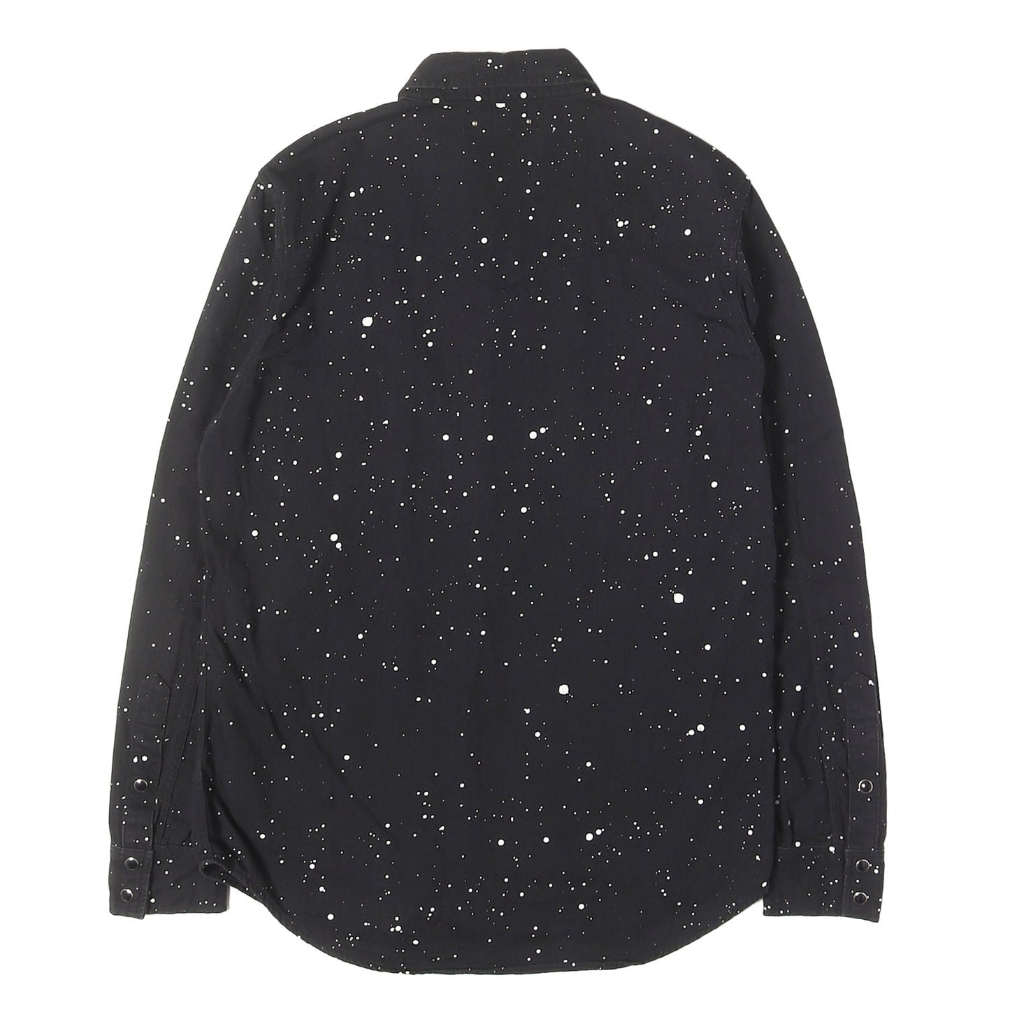 ペイント加工 デニム ウエスタン シャツ (Paint Denim Western Shirt)