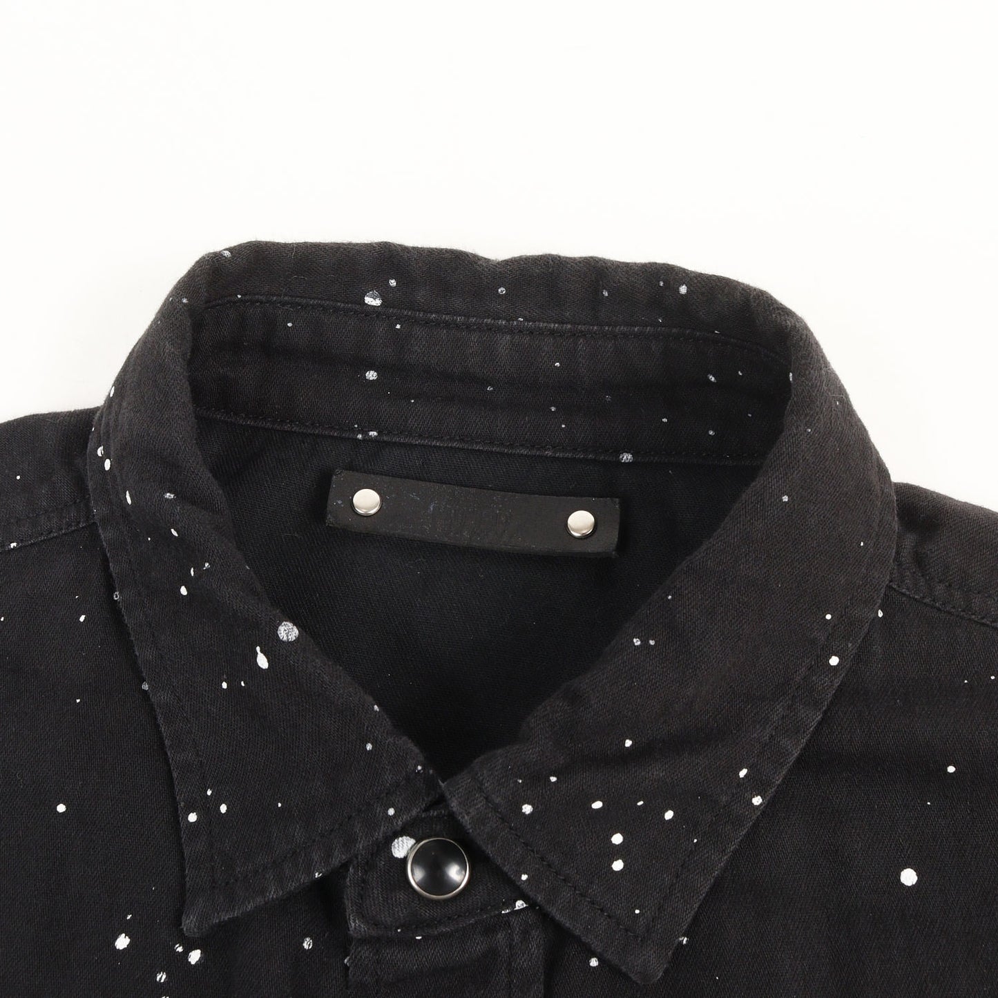 ペイント加工 デニム ウエスタン シャツ (Paint Denim Western Shirt)