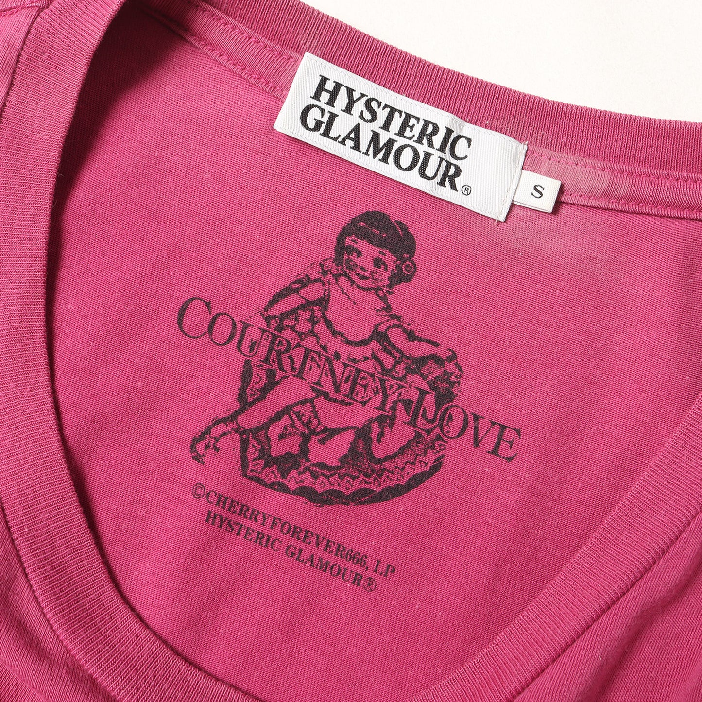 × COURTNEY LOVE フォトグラフィック Tシャツ