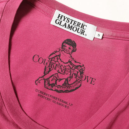 × COURTNEY LOVE フォトグラフィック Tシャツ