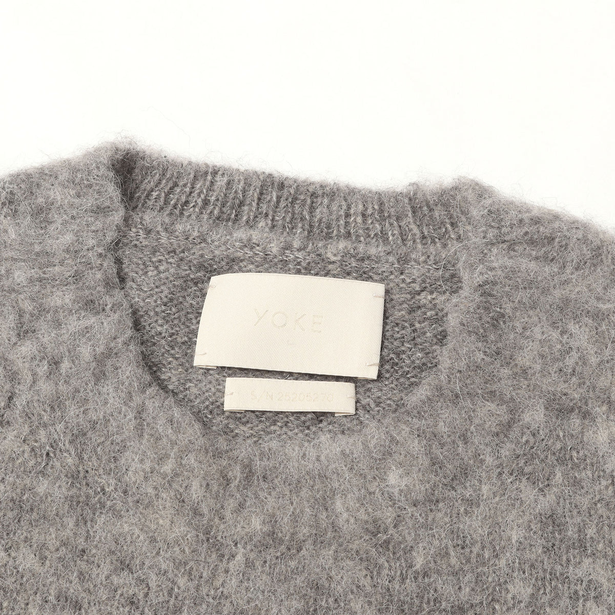 25AW ベビーアルパカブレンド ニット セーター (3Color Mix Baby Alpaca Crewneck Sweater)