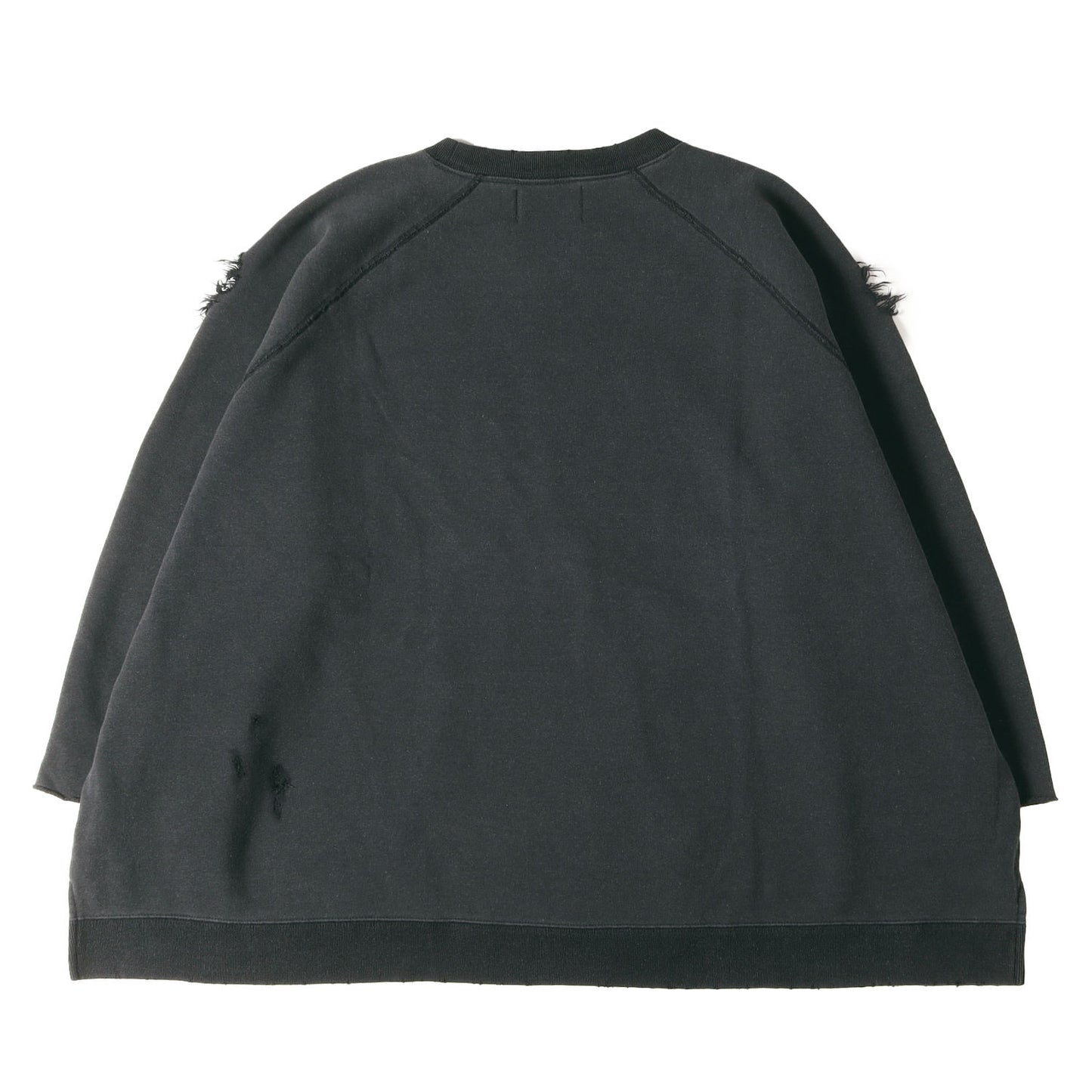 22SS ダメージ加工 スウェット トレーナー (DAMAGED CREW SWEAT)