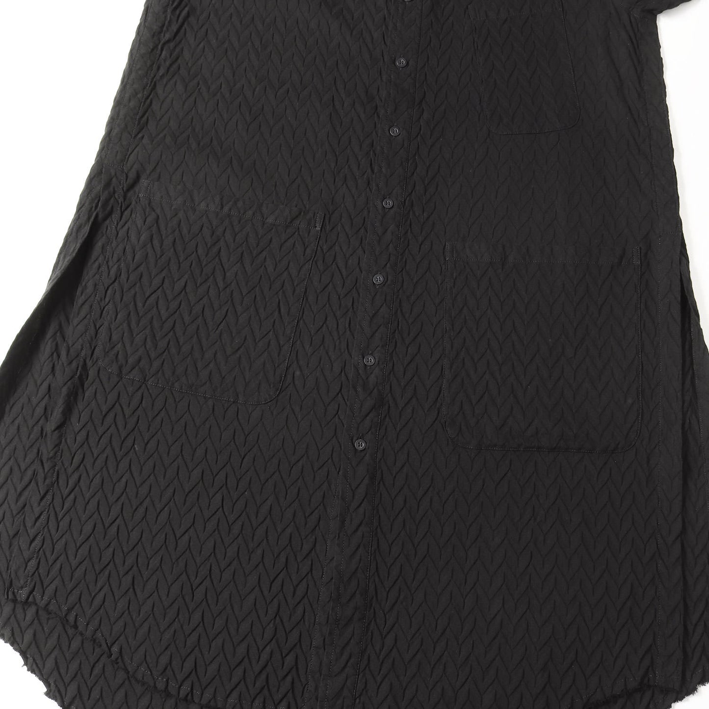 22SS ガーメントダイ加工 オーバーサイズ ロングシャツ (GARMENT DYED OVERSIZED LONG SHIRT)