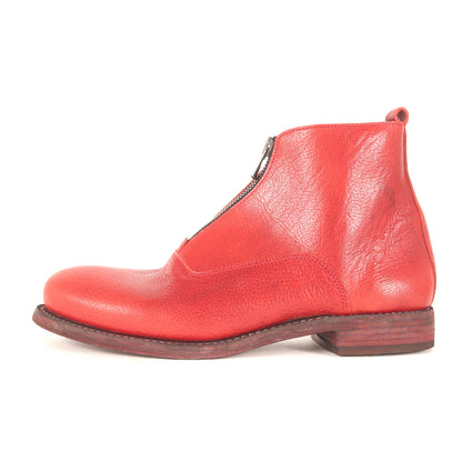 フロントジップ レザー ブーツ (frontzip boots)