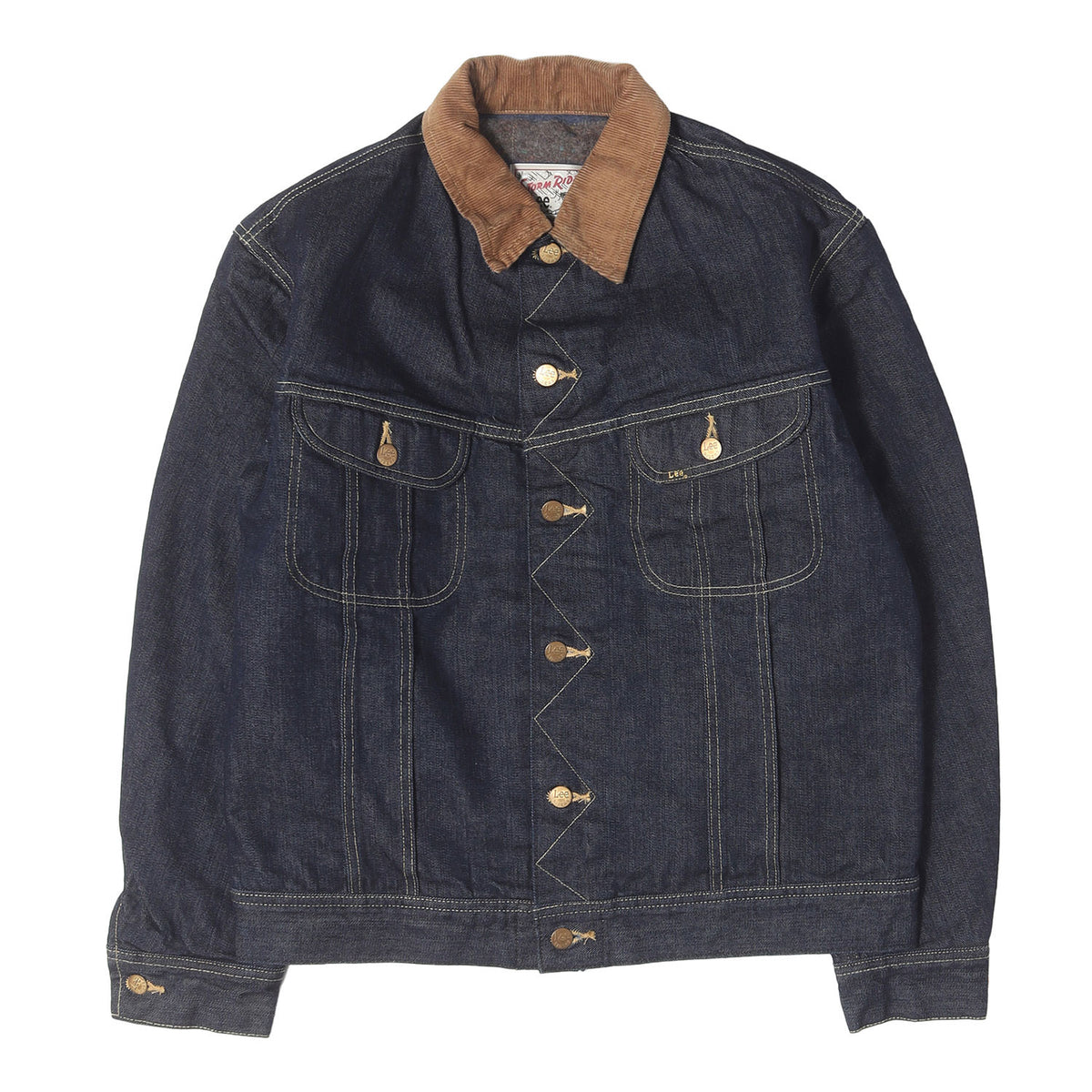 25AW × Lee ブランケット付き デニム トラッカー ジャケット (LEE / SD Storm Rider Denim Jacket 101 LJ Rigid)