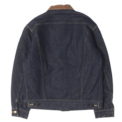 25AW × Lee ブランケット付き デニム トラッカー ジャケット (LEE / SD Storm Rider Denim Jacket 101 LJ Rigid)