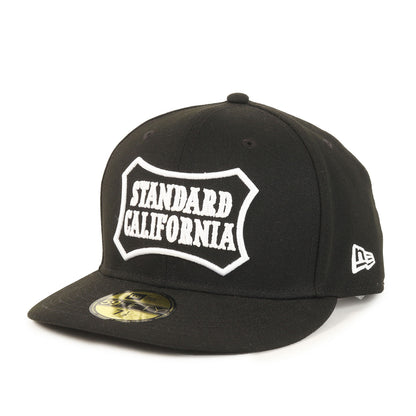 24SS × NEW ERA 59 FIFTY シールドロゴ 刺繍 ベースボール キャップ