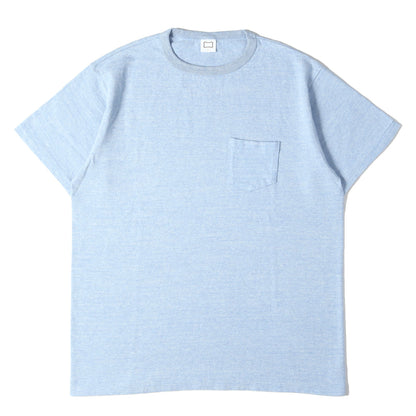 25SS ヴィンテージウォッシュ コットンレーヨン バインダーネック ポケット Tシャツ (SD 88/12 Pocket T VW)