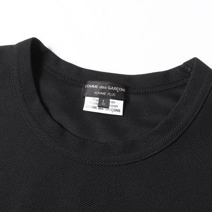 25AW テールバックヘム メッシュ ピケ Tシャツ