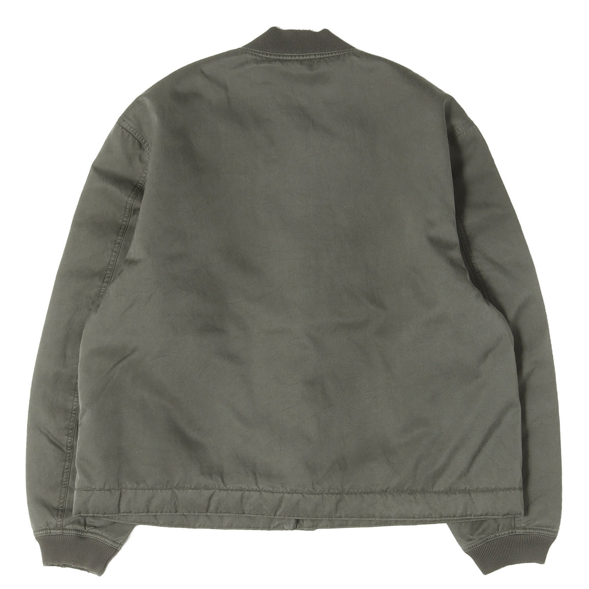 25AW ヴィンテージ加工 シルクコットン ボンバージャケット (Vintage Silk Bomber Jacket)