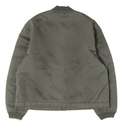 25AW ヴィンテージ加工 シルクコットン ボンバージャケット (Vintage Silk Bomber Jacket)