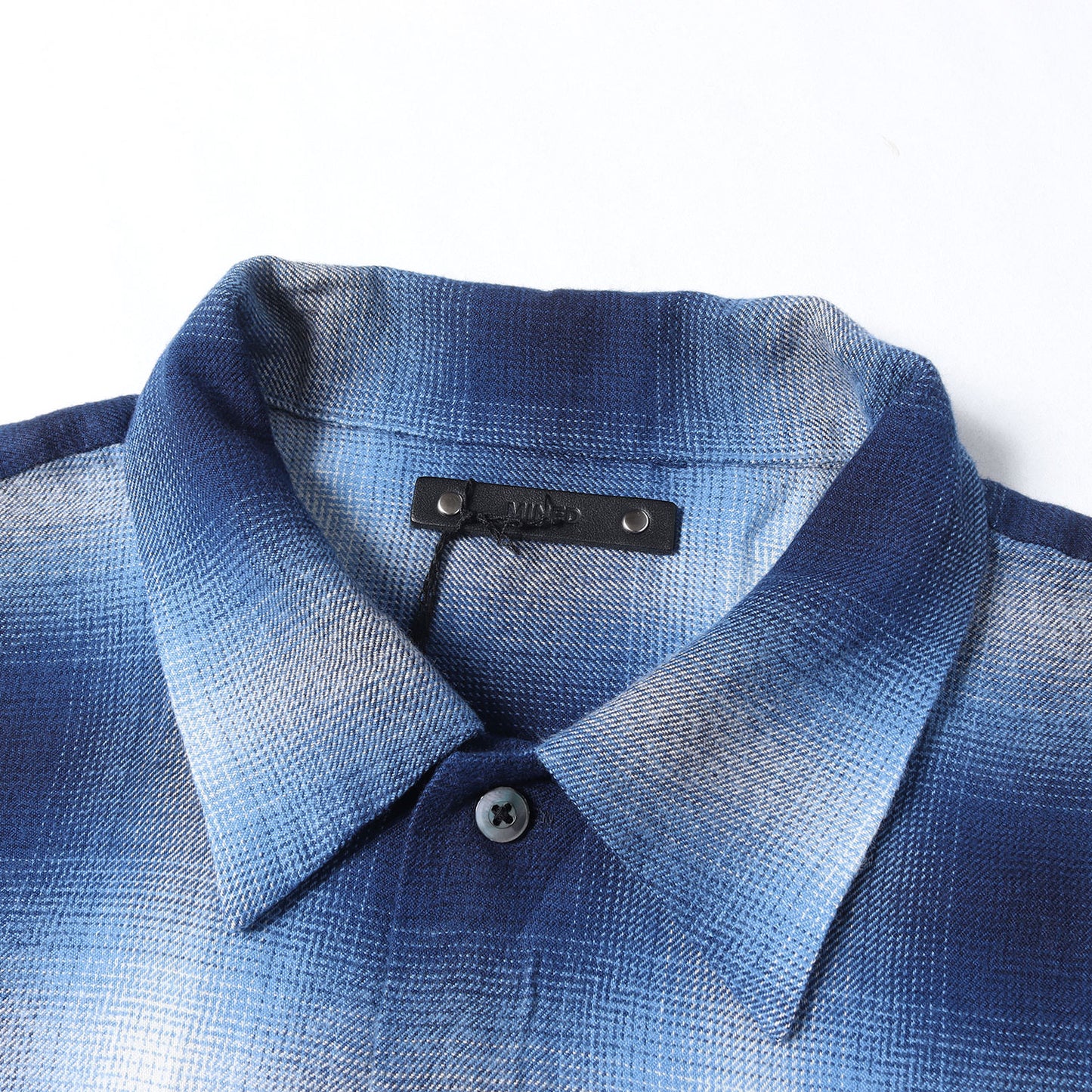 26SS オンブレチェック ライトフランネル シャツ (R.Flannel Ombre Open Collar SH)