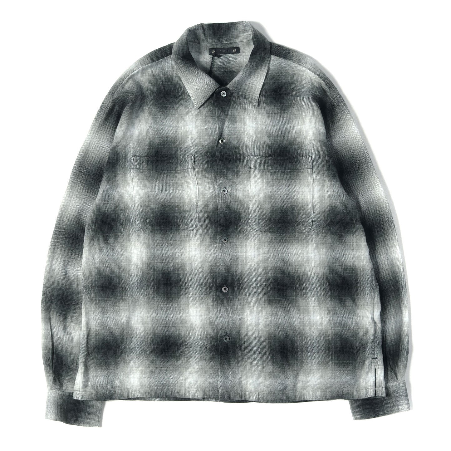 26SS オンブレチェック ライトフランネル シャツ (R.Flannel Ombre Open Collar SH)