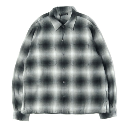 26SS オンブレチェック ライトフランネル シャツ (R.Flannel Ombre Open Collar SH)