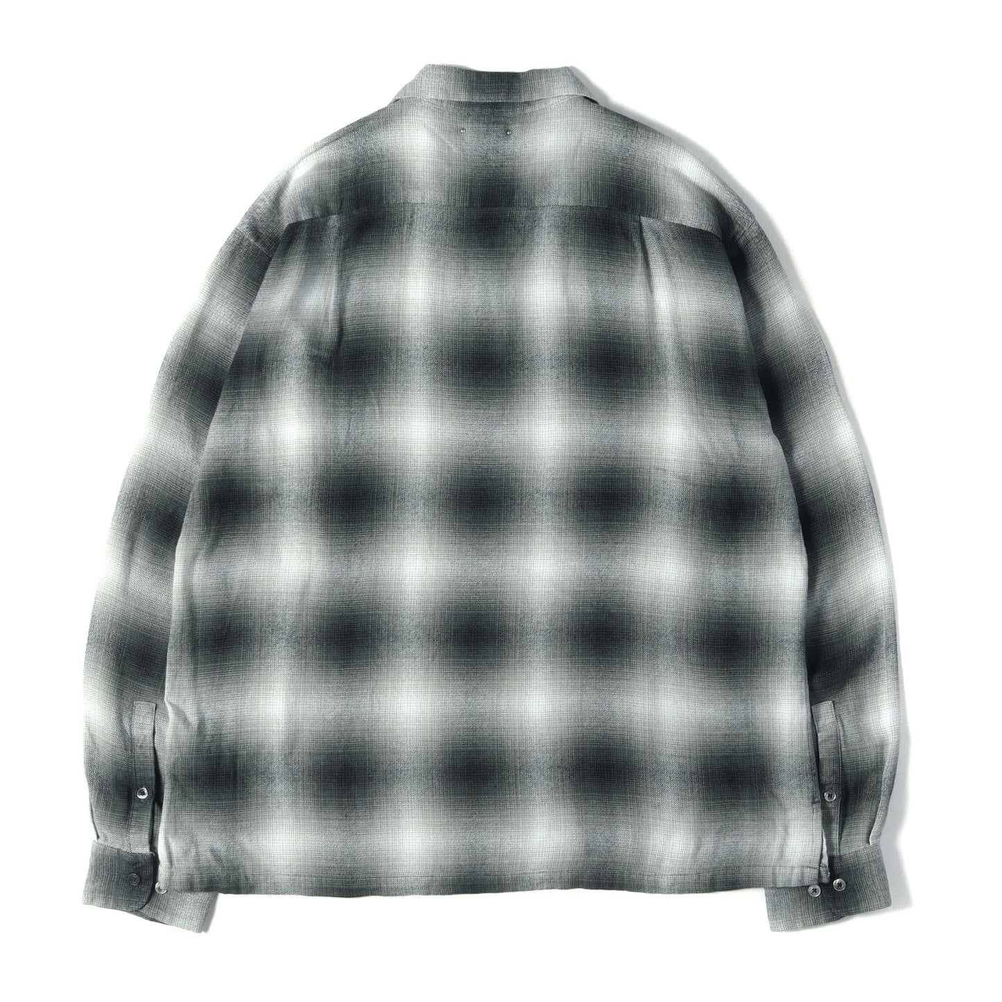 26SS オンブレチェック ライトフランネル シャツ (R.Flannel Ombre Open Collar SH)