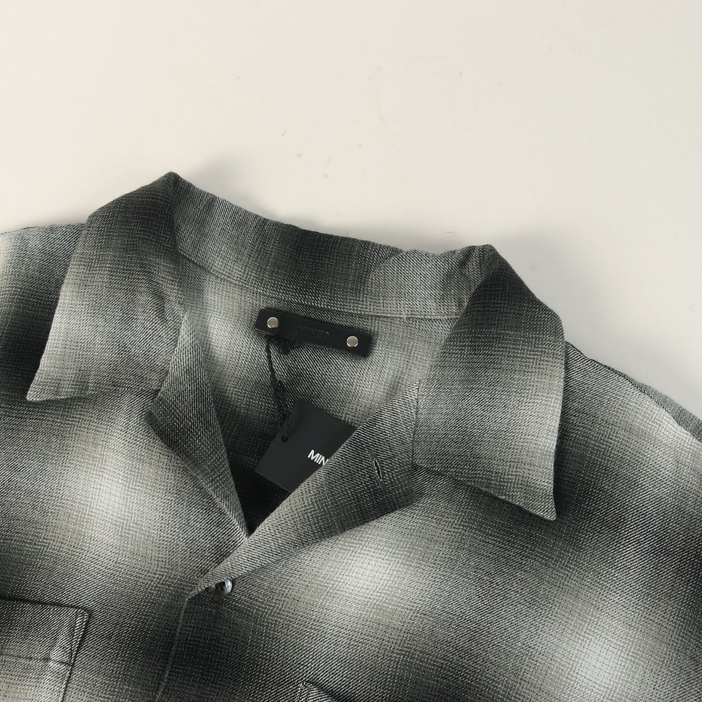 26SS オンブレチェック ライトフランネル シャツ (R.Flannel Ombre Open Collar SH)
