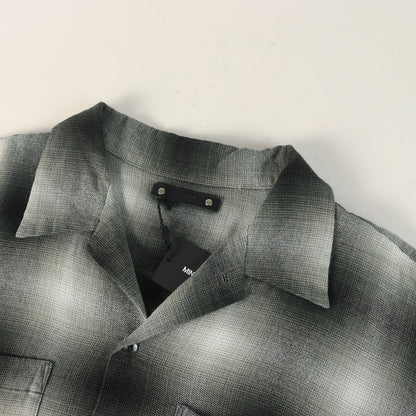 26SS オンブレチェック ライトフランネル シャツ (R.Flannel Ombre Open Collar SH)