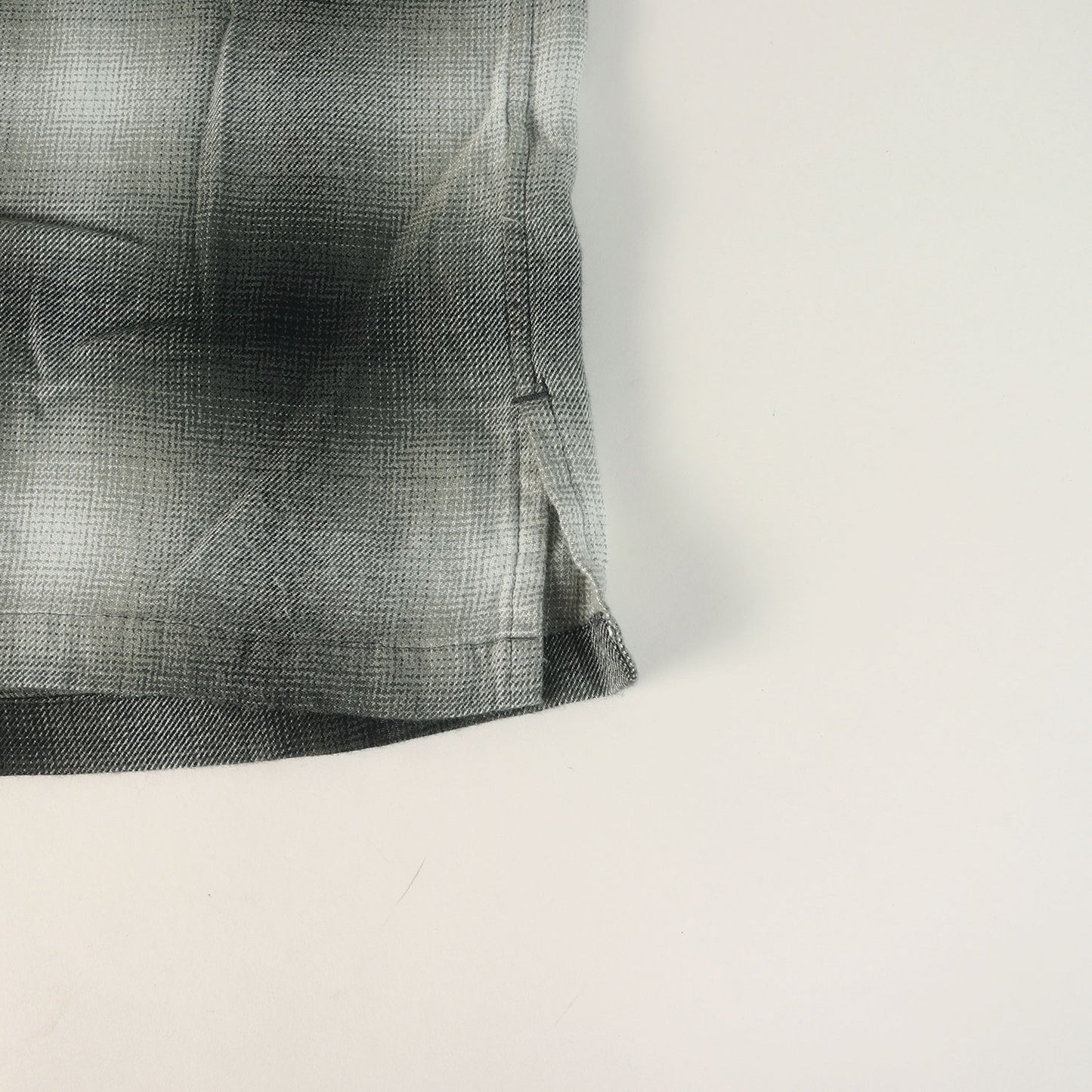 26SS オンブレチェック ライトフランネル シャツ (R.Flannel Ombre Open Collar SH)