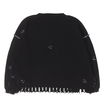 24AW ボーンジャガード コットンニット セーター (COTTON BONE KNIT)