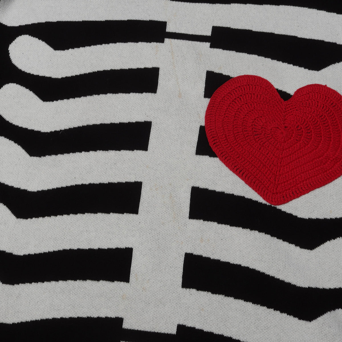 24AW ボーンジャガード コットンニット セーター (COTTON BONE KNIT)