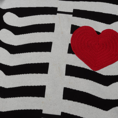 24AW ボーンジャガード コットンニット セーター (COTTON BONE KNIT)