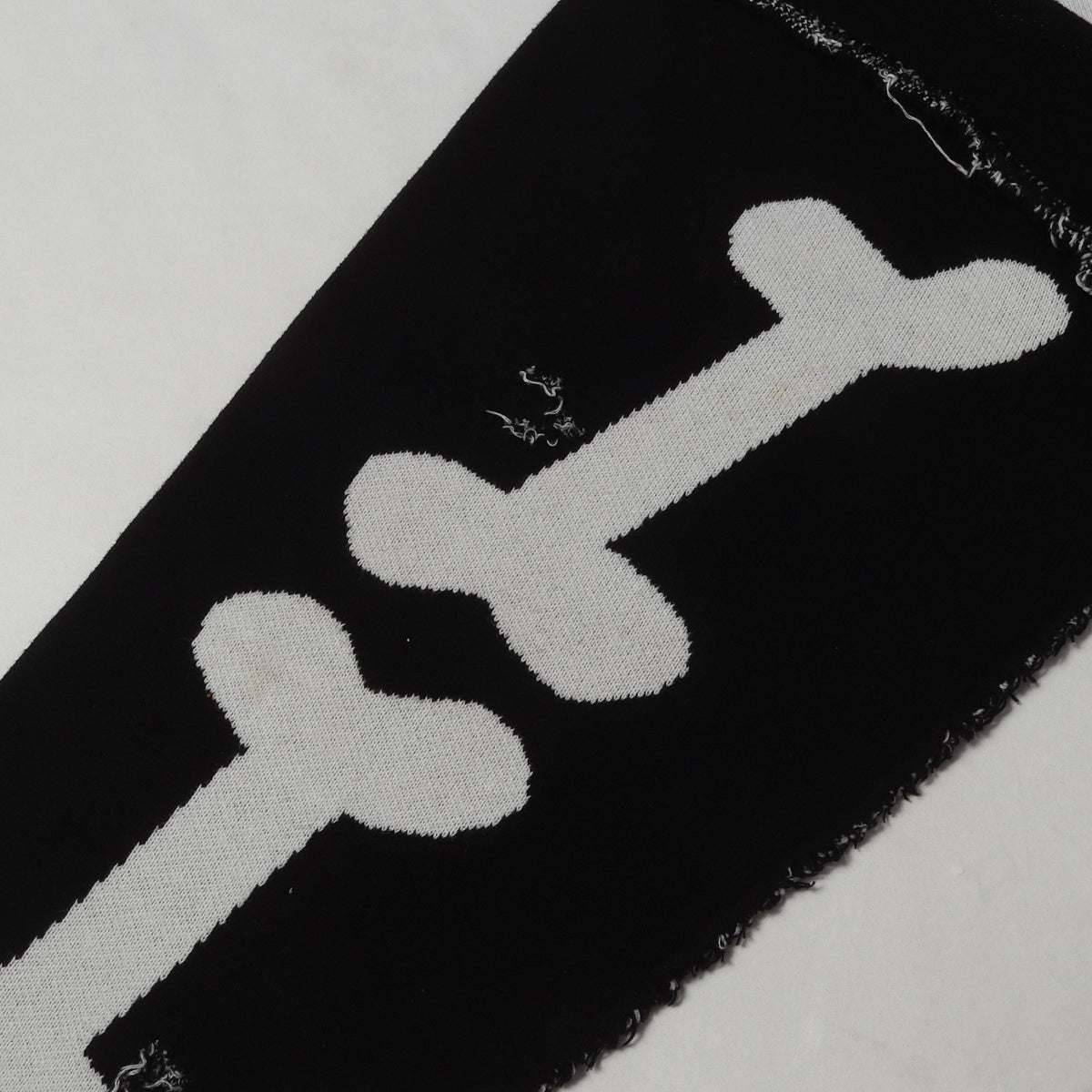 24AW ボーンジャガード コットンニット セーター (COTTON BONE KNIT)