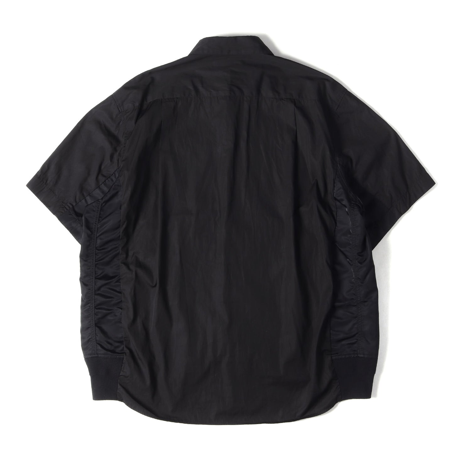 24SS 切替 コットンポプリン ショートスリーブ シャツ (Cotton Poplin Shirt)