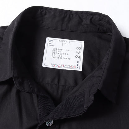 24SS 切替 コットンポプリン ショートスリーブ シャツ (Cotton Poplin Shirt)