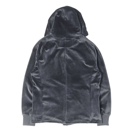 23AW ボンバーヒート ベロア ジップパーカー (BOMBERHEAT VELOUR LIGHT WRAP HOODED)