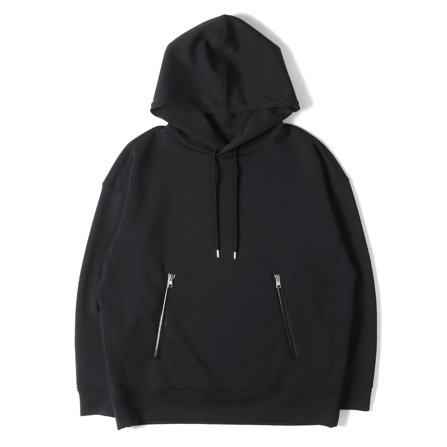 24SS ストレッチジャージー パーカー (AQUA SUITING JERSEY RELAX PULLOVER ZIP POCKET PARKA)