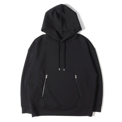 24SS ストレッチジャージー パーカー (AQUA SUITING JERSEY RELAX PULLOVER ZIP POCKET PARKA)