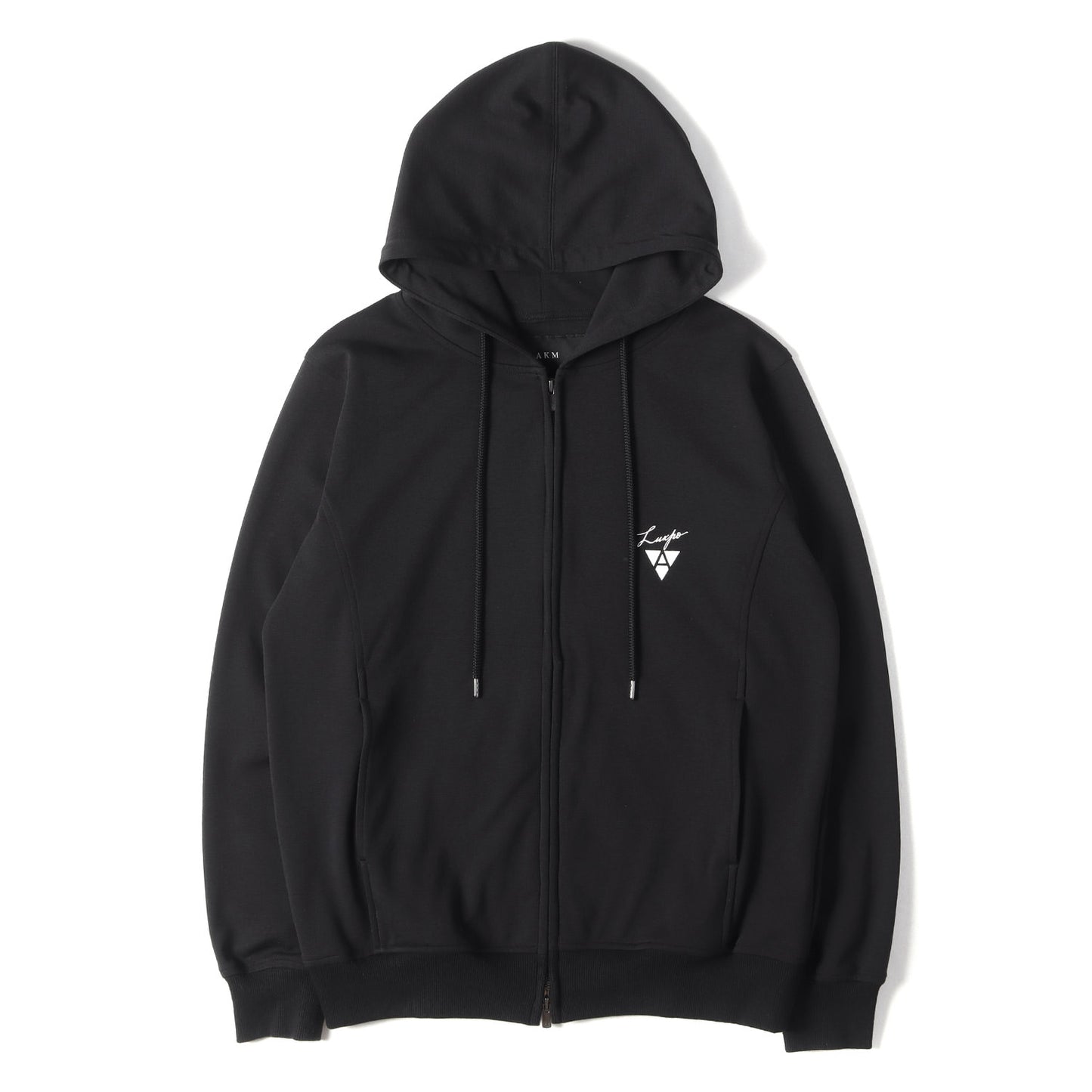 23SS ロゴプリント ポンチ ダブルジップ パーカー (DRY MASTER PONTI EASY ZIP HOODED) / AKM PLUS