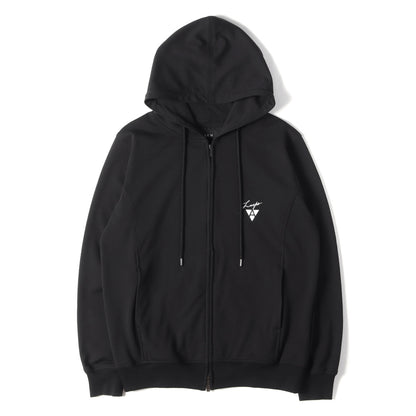 23SS ロゴプリント ポンチ ダブルジップ パーカー (DRY MASTER PONTI EASY ZIP HOODED) / AKM PLUS